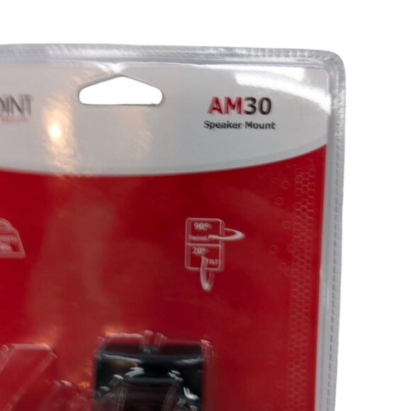 Pinpoint Universal Home Theater Speaker Wall Mount AM30 Black Nylon Polymer - Picture 4 of 8